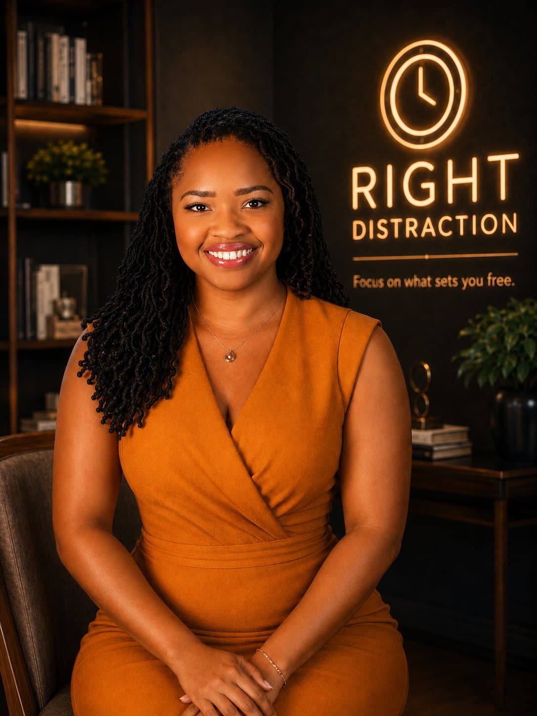 Maasha Kah, founder of Right Distraction